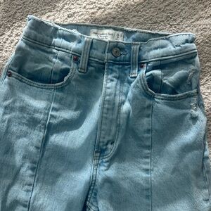 Abercrombie & Fitch Light Blue High-Rise Denim Jeans